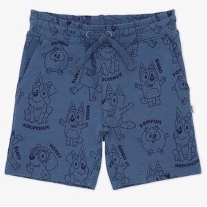 Little Sleepies Bluey Drawstring shorts, 12-18 months Minor signs